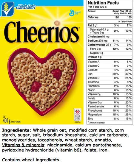 Nutrition-facts-for-Cheerios